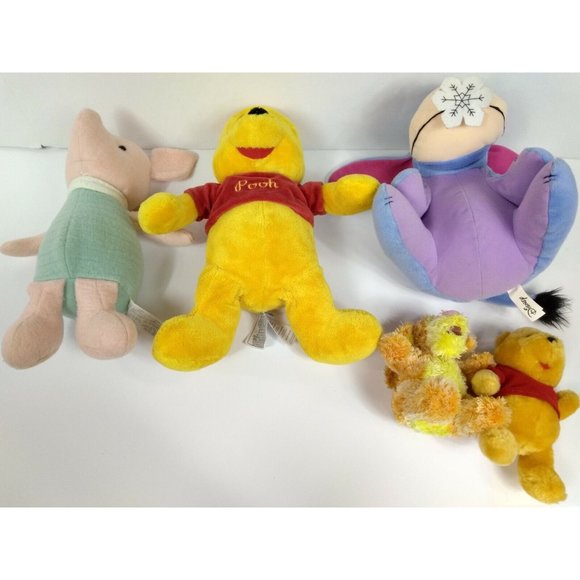 Disney Baby Winnie The Pooh 14” Stuffed Animal Plushie+Eeyor+Piglet+Tigger 5-SET - Picture 5 of 12